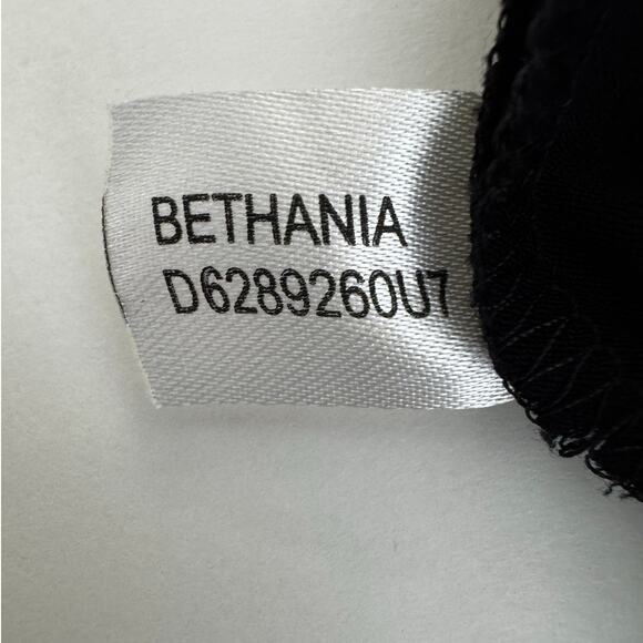 Diane Von Furstenberg Bethania Wrap Dress Ruffle-Neck Cap Sleeves Black Size 4 - Picture 12 of 12